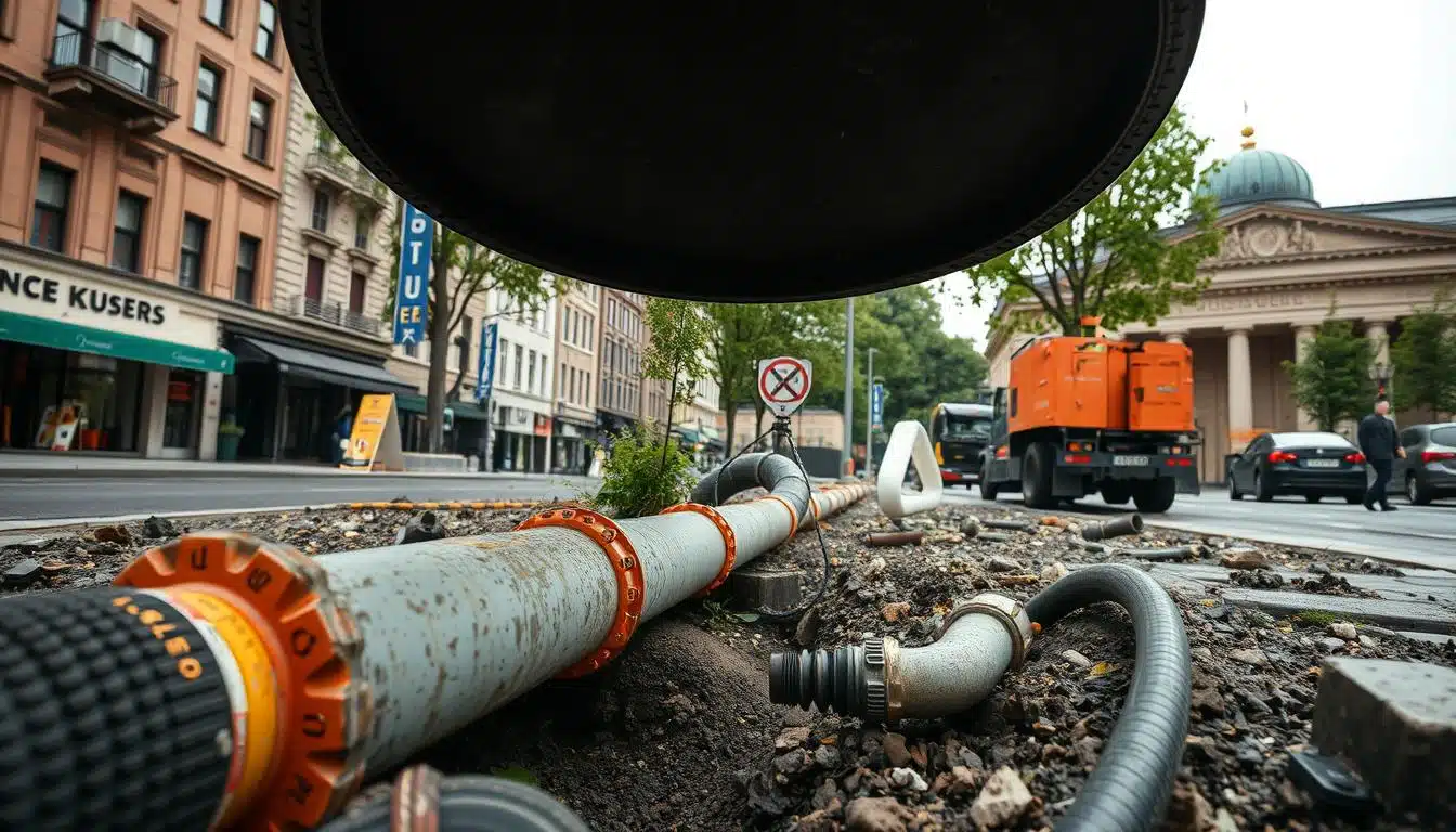 verstopfte rohrleitung beseitigen berlin